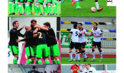 Caudal Deportivo de Mieres Vs. Racing de Santander. Foto: Arturo Herrera.