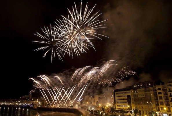 Petardos en las fiestas del 15 de Agosto