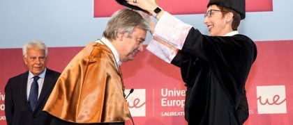 Antonio Guterres, Honoris Causa por la Universidad Europea