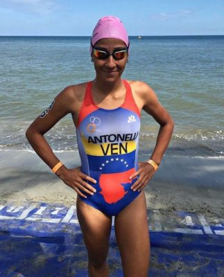 natación con bialetas Marianny Antonelli Triatlón Mundial Bialetas Acuatlón Rudby Subacuático Xisca Tous Venezuela Triatlón