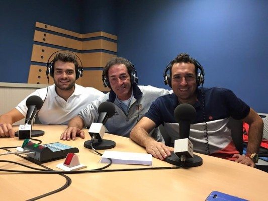 Javier Martos, Javier de la Rubia e Iván Pajares