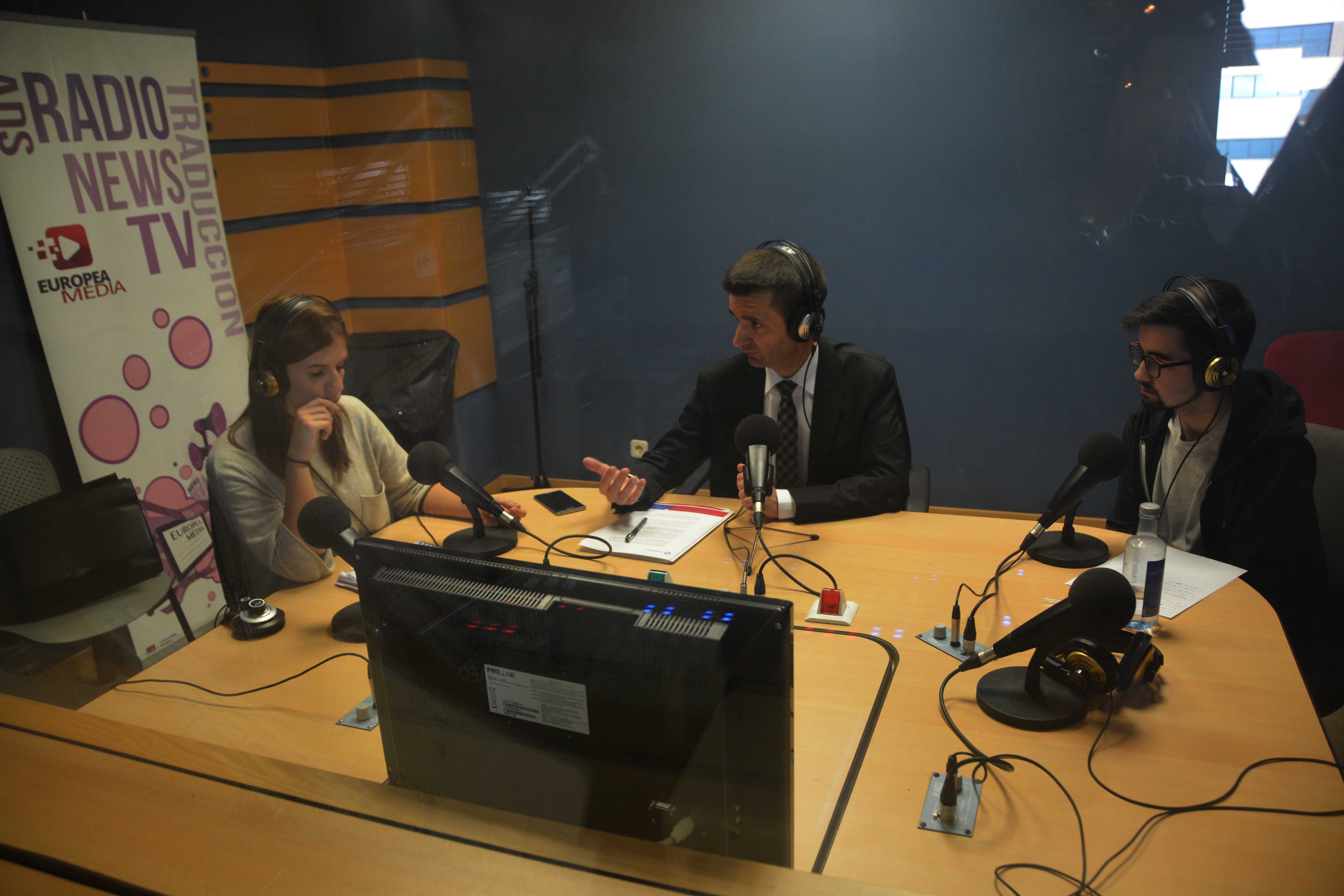 José Pablo López en Europea Radio