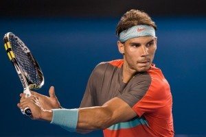 Nadal golpea de revés. Foto: Europa Press