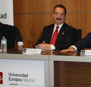 Juan Díez Nicolás en la Inauguración de la Cátedra de Ciencias Sociales y Seguridad