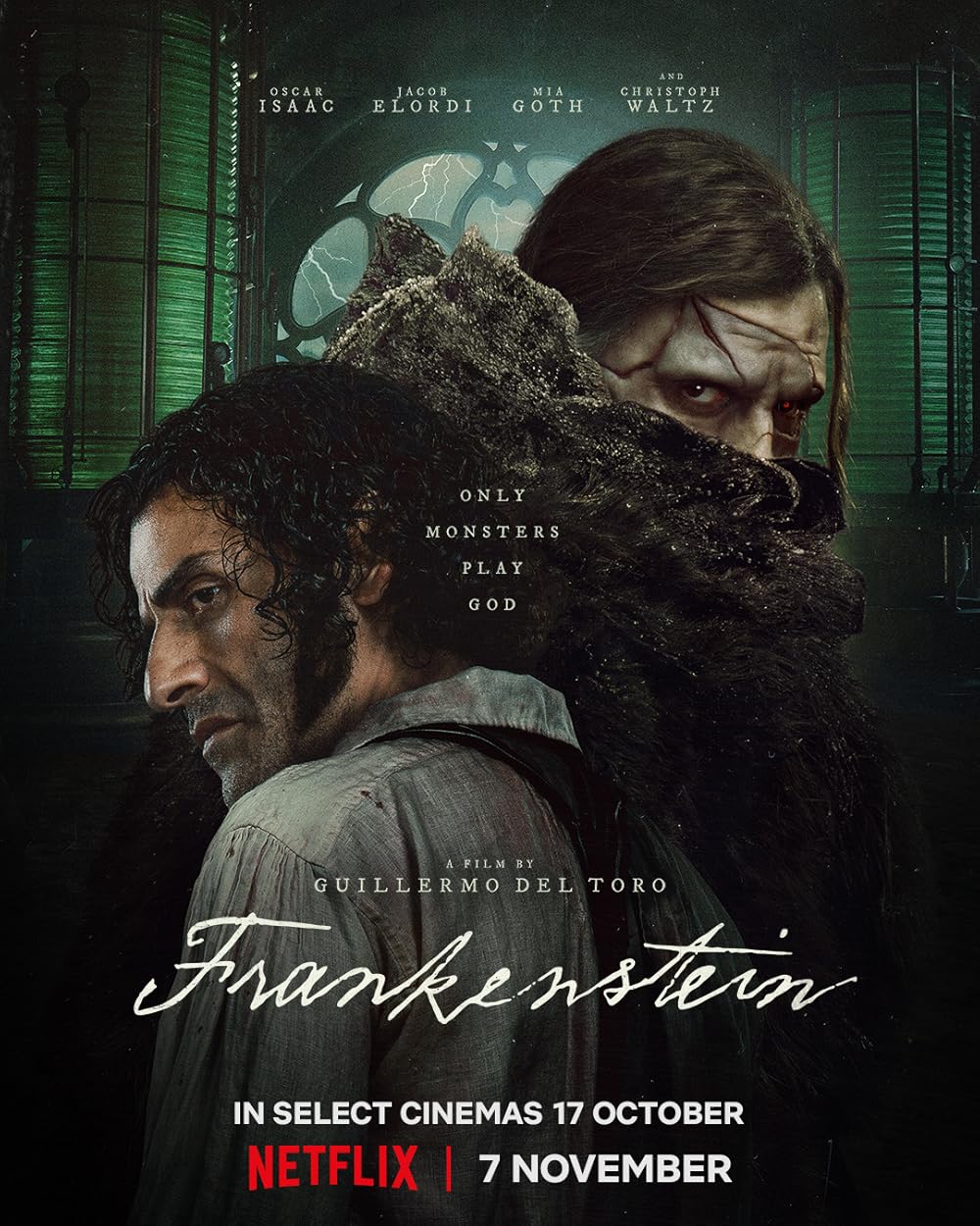 Cartel de la película Frankenstein (2025). Fuente: Hostelworld