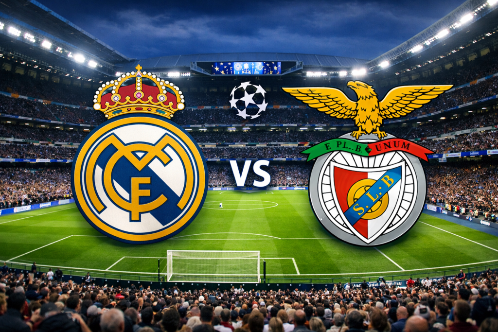 Silbato Champions: Real Madrid – Benfica, 1º Tiempo, 25 – febrero – 2026