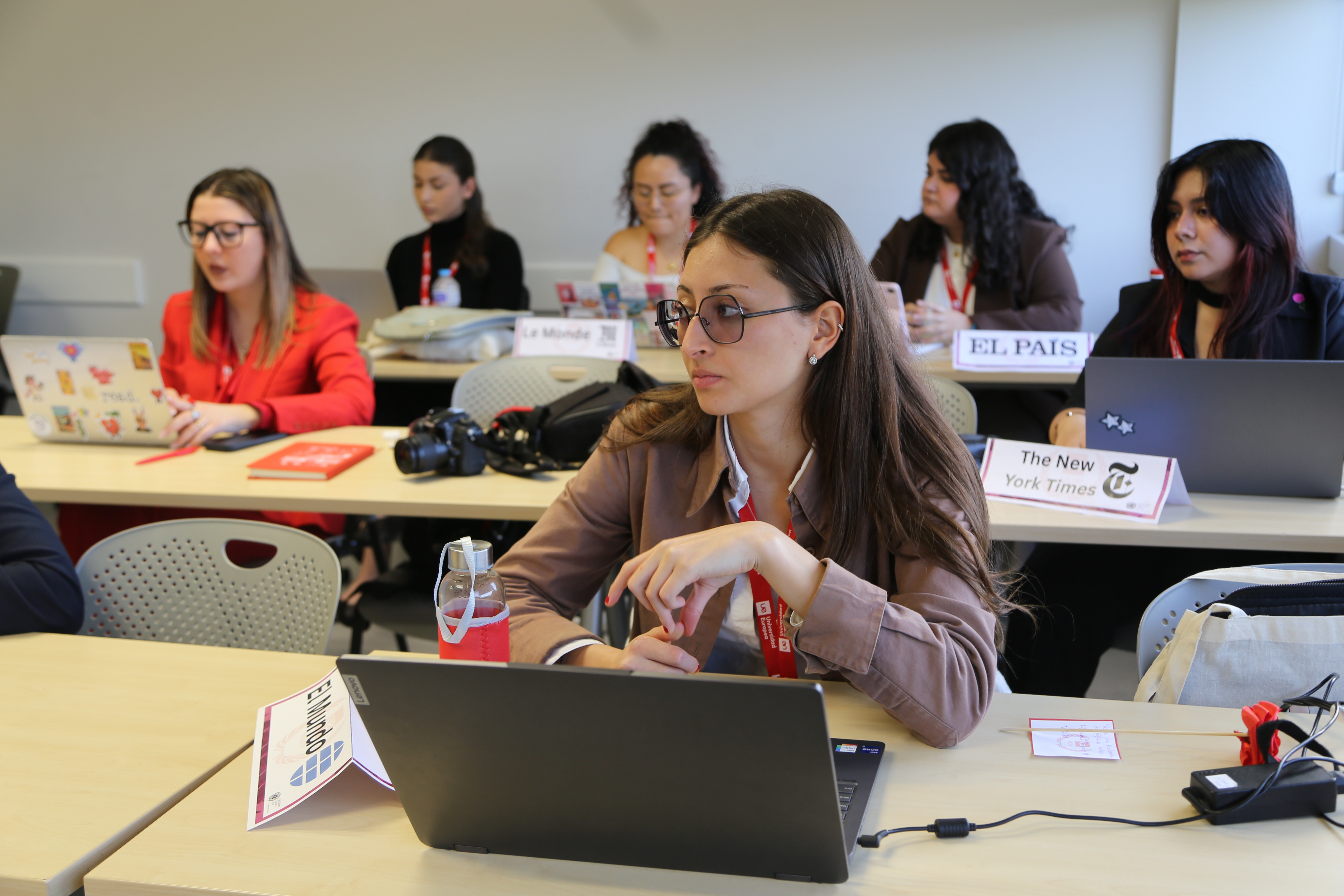Comité de prensa (Press Corps) durante el evento. FOTO: Marian Fernández