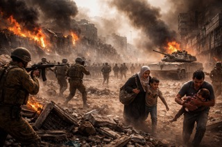 Viaje a Marte: «El conflicto en Oriente Medio»