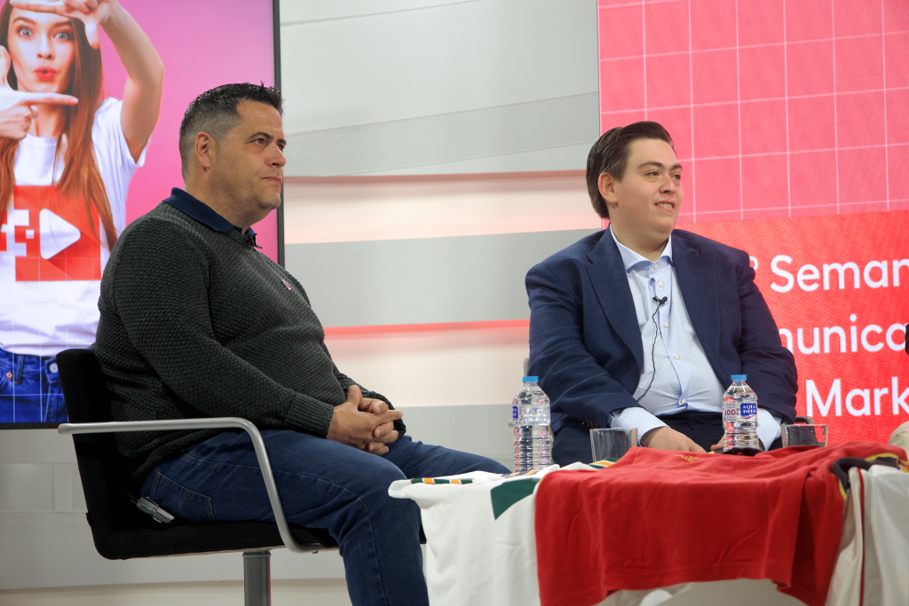 Daniel Devesa y Emiliano Gómez durante la sesión.