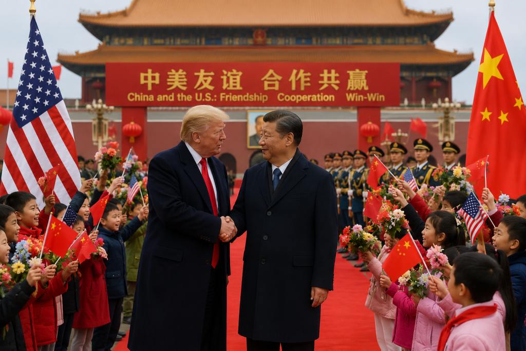 Política Internacional: La visita de Donald Trump a China